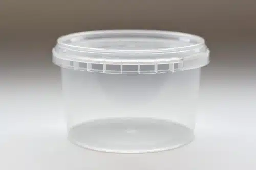 280ml round plastic tub with tamper evident lid. Food packaging great for confectionarys, cheese, soup, spices and sauces.From our food packaging range.