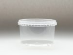565ml round plastic tub with tamper evident lid. Food packaging great for confectionarys, cheese, soup, spices and sauces.From our food packaging range.