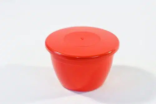 1/4lb (125ml) Red Pudding Bowl & Lid