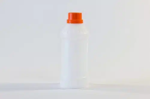 500ml Plastic Juice HDPE Bottle - Orange T/E Caps