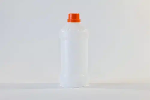 1000ml Plastic HDPE Juice Bottle - Orange T/E Caps