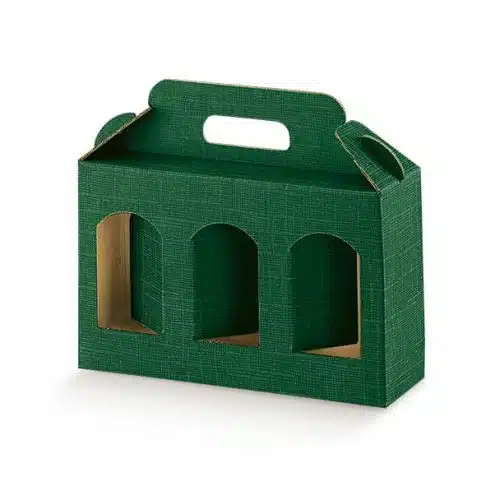 3 Jar Green Gift Box