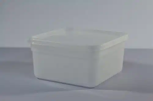 2.4 Litre Square Plastic Tub - T/E Lid