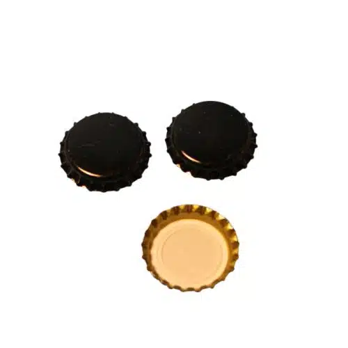 Crown Bottle Caps - Black(26mm)