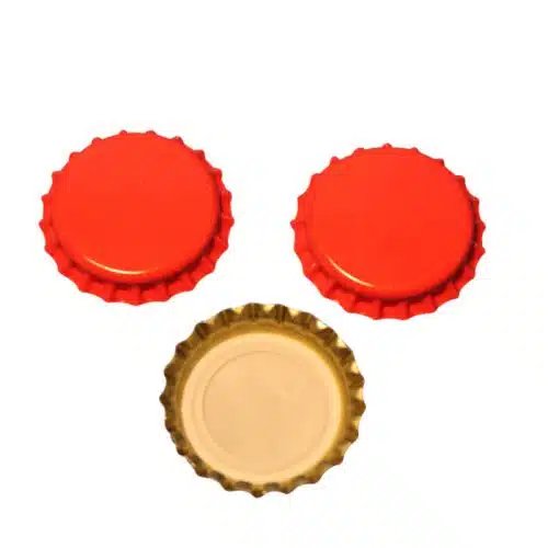 Crown Bottle Caps - Red(26mm)