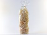 Cellophane bags for cookies with a white back drop.