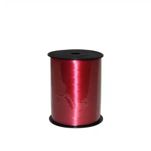 10MM Curling Matt Red Ribbon - 250yds