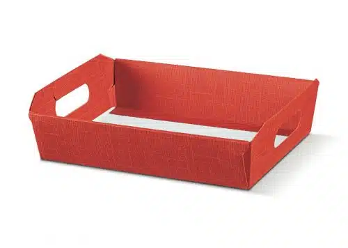 Large Red Hamper Tray