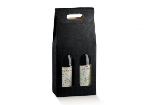 Double Black Wine Box. From Our Gift Packaging Range.
