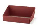 Large Burgundy High Back Hamper