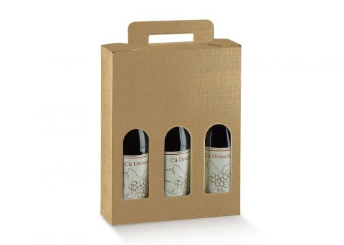 Treble Gold Wine Boxes perfect for gifts. From Our Wine Packaging Range