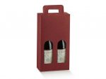 Double Burgundy Wine Gift Box from our Wine Packaging range