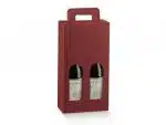 Double Burgundy Wine Gift Box from our Wine Packaging range