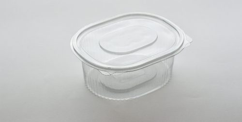 1000ml Salad Container with hinged lid perfect for salads and dressing. From our food packaging range.