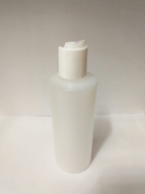 200ml cylindrical bottle with smooth disk top