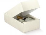Double Ivory Wine Box. Wine Packaging.