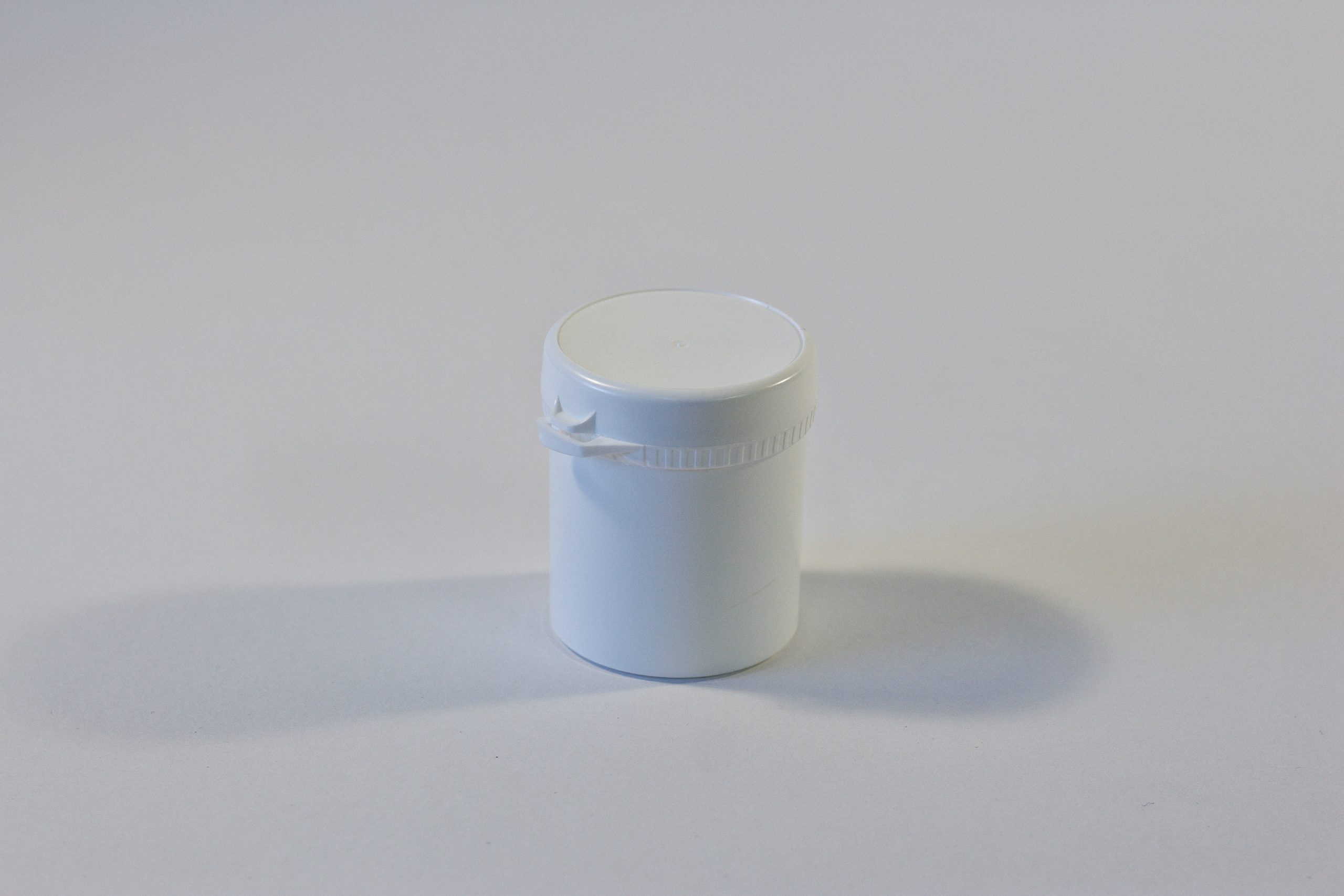 100ml White Snap Secure Jar WIth Tamper Evident Seal. Plastic Packaging Range