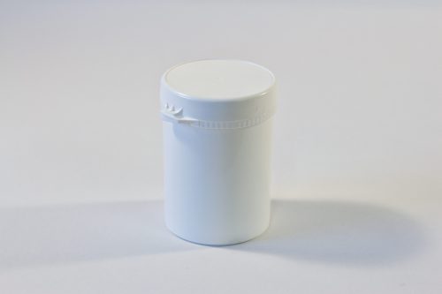 265ml White Snap Secure Jar WIth Tamper Evident Seal. Plastic Packaging Range