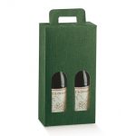 Double Green Wine Box. Wine Packaging.