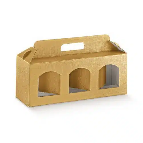 3 Jar Gold Gift Box