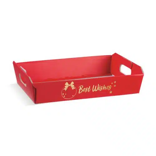 Medium Best Wishes Red Tray