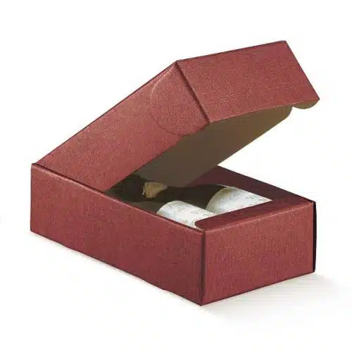 2 Bottle Burgundy Wine Box Cellar