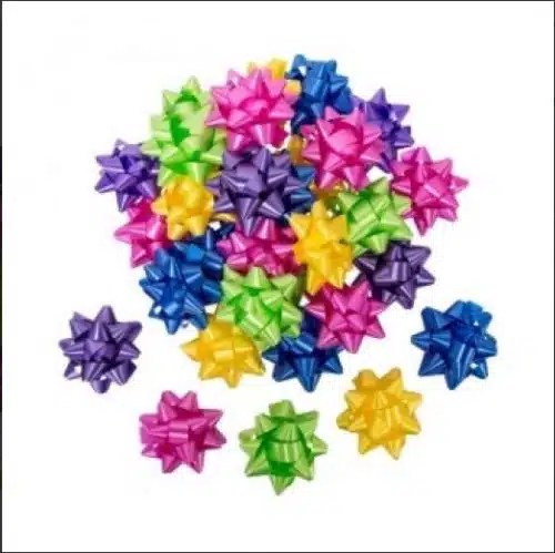 75MM X 15MM Stick on Bows  - Assorted