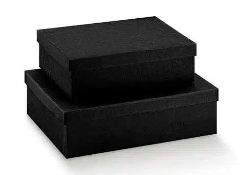 Box Gift & Lid 380x260x110mm Black - Image 2