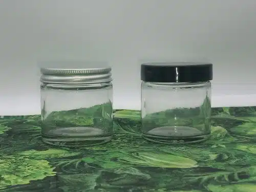 60ml Wide Mouth Clear Glass Jar - Image 3