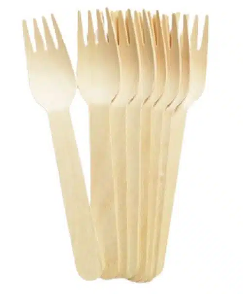 WOODEN FORK 160mm - Birch Wood