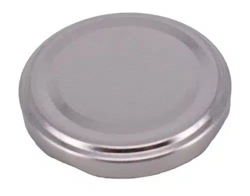 63mm Silver Caps
