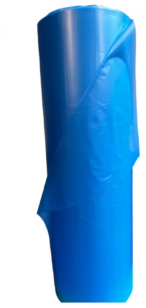 20" x 28" 120g Plain Blue LDPE Bag Roll