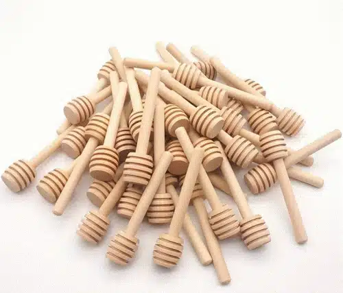 Wooden Honey Sticks -10pcs set - Image 2