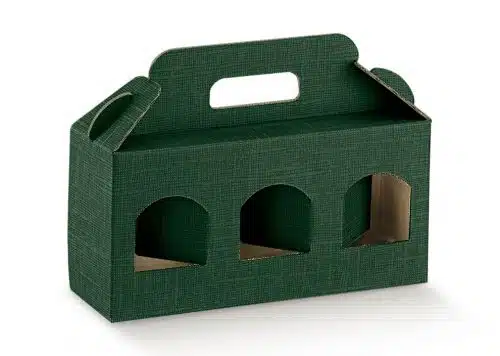 3 Jar Green Gift Box -250x80x90mm